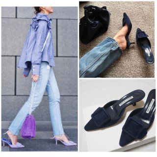 マノロブラニク(MANOLO BLAHNIK)の新品 MANOLO BLAHNIK マノロブラニク maysale ミュール(ミュール)