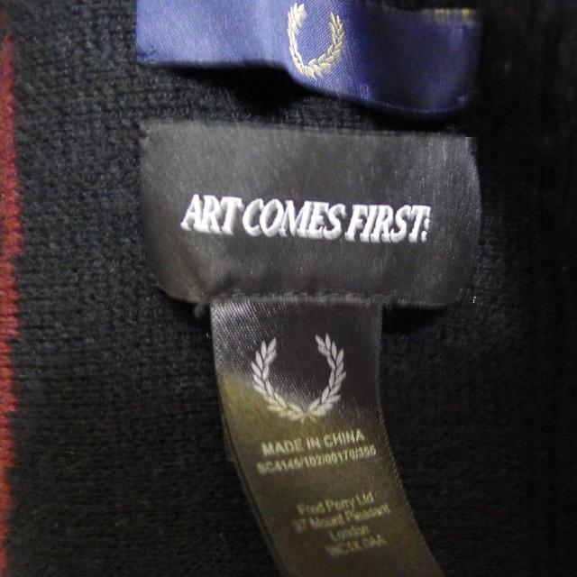 FRED PERRY × ART COMES FIRST マフラー