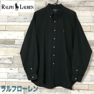 ラルフローレン(Ralph Lauren)の【激レア‼️】ラルフローレン☆刺繍ロゴ ビッグサイズ コットン 長袖BDシャツ(シャツ)