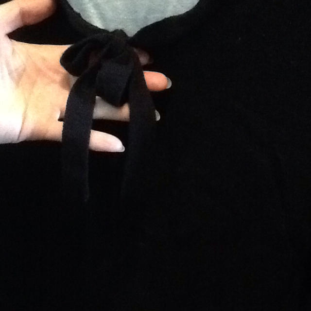 a.v.v(アーヴェヴェ)の黒セーター レディースのトップス(ニット/セーター)の商品写真