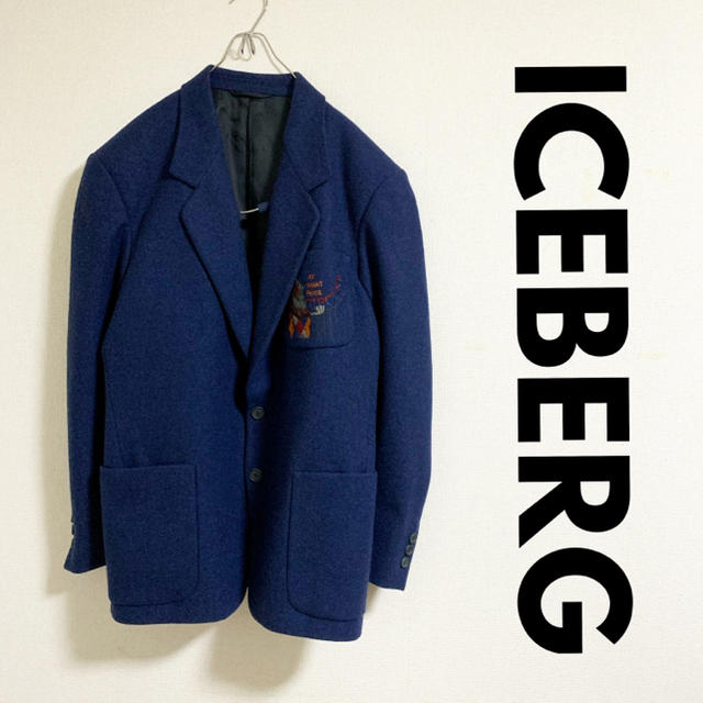 アイタリア製 ICEBERG カシミアウール テーラードジャケット