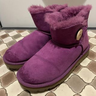 アグ(UGG)のUGG  アグ　紫　ショートブーツ(ブーツ)