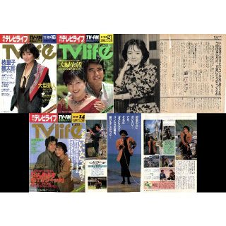 30桃井かおり　1980年代 TV Lifeほか 切り抜き(印刷物)