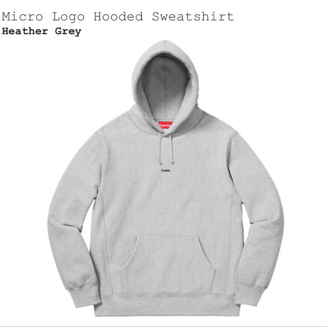 supreme micro logo hooded sweatshirt | フリマアプリ ラクマ