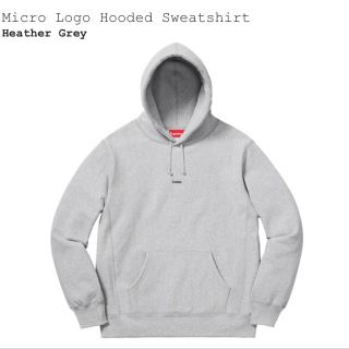 ●新品●SUPREME Micro Logo Hooded Sweatshirt