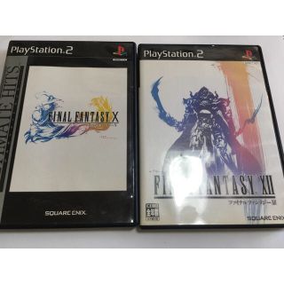 プレイステーション2(PlayStation2)のファイナルファンタジー10、12 セット(家庭用ゲームソフト)