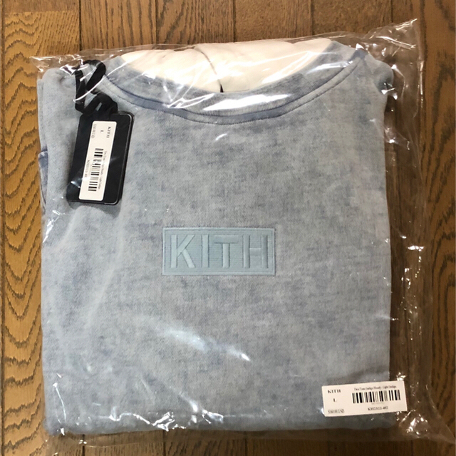 KITH TWO-TONE INDIGO HOODIE