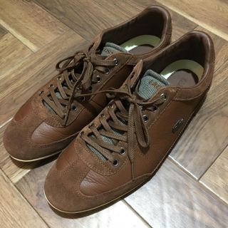 ラコステ(LACOSTE)のラコステ スニーカー メンズ 茶 ブラウン トミー ラルフ 美品 26.0(スニーカー)