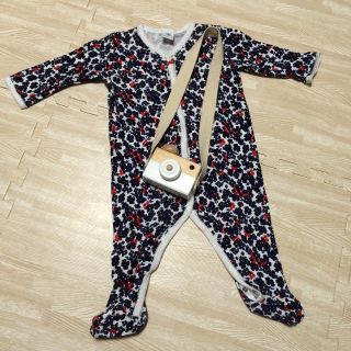 プチバトー(PETIT BATEAU)の【PETIT BATEAU】最終値下げ12/20までの出品 (ロンパース)