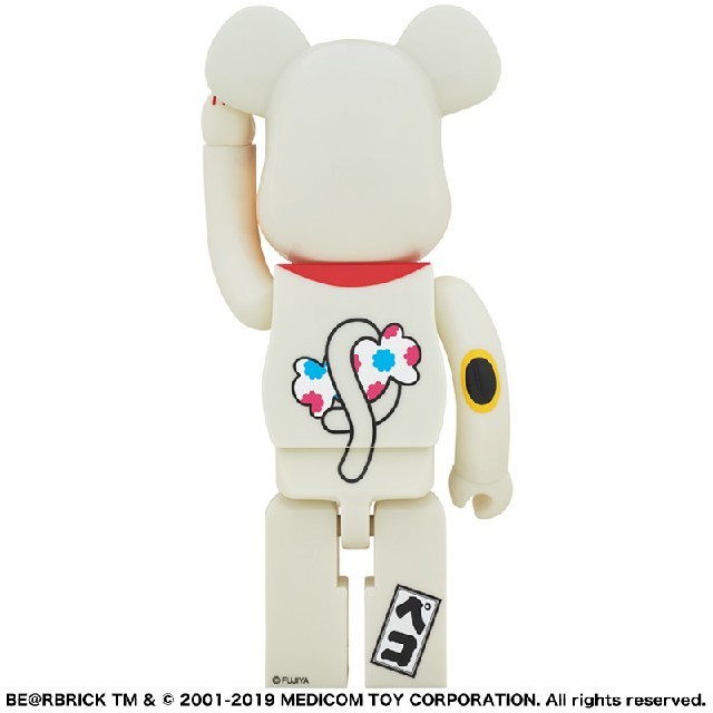 まねき猫 限定品 BE@RBRICK 招き猫 ペコちゃん 蓄光 1000％