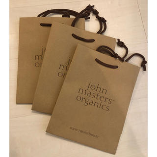 ジョンマスターオーガニック(John Masters Organics)のジョンマスターオーガニック ショッパー3セット(ショップ袋)