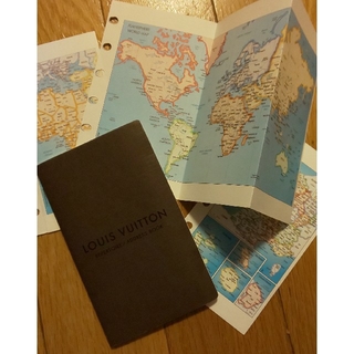 ルイヴィトン(LOUIS VUITTON)のルイヴィトン 手帳 アドレス帳 世界地図(カレンダー/スケジュール)