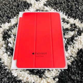 アップル(Apple)のiPad mini 4 Smart Cover スマートカバー  Red(iPadケース)