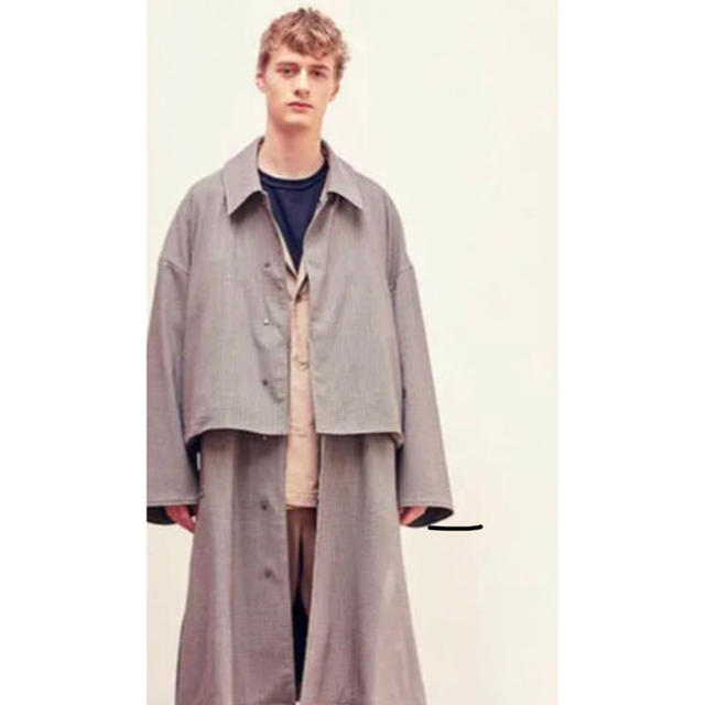 YOKE 19SS  3WAY BAL COLLAR SHARE COAT