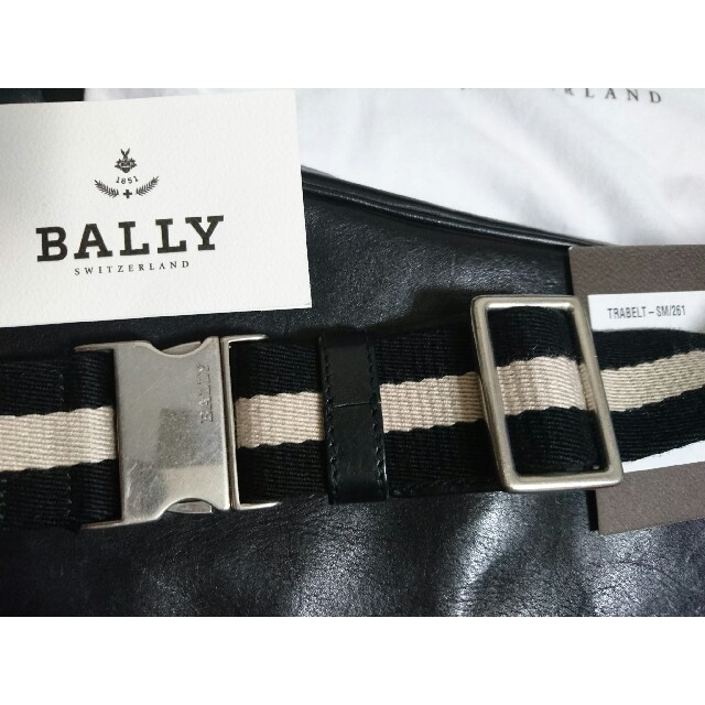 Bally(バリー)の神戸バリー正規品ショルダーボディウエストバックブラックTRABELT メンズのバッグ(ショルダーバッグ)の商品写真