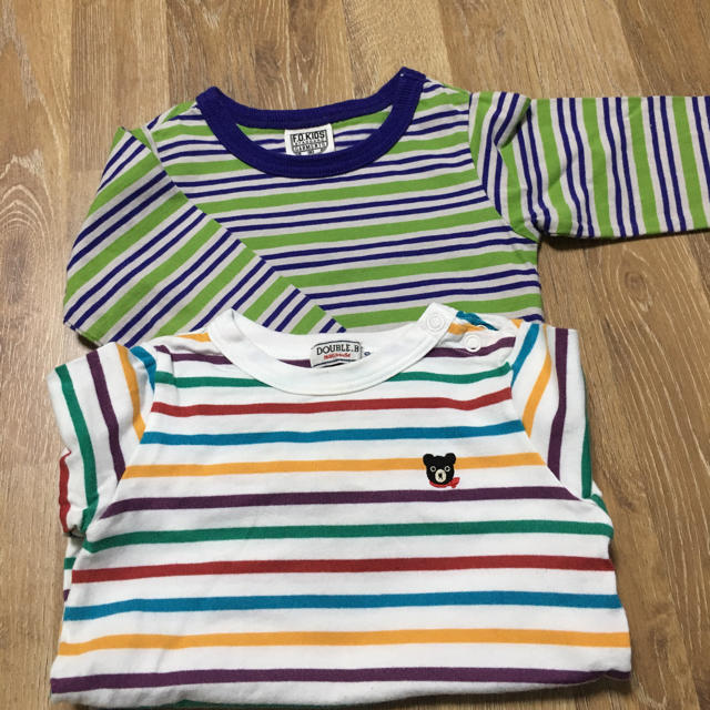 mikihouse(ミキハウス)のロンTセット90 キッズ/ベビー/マタニティのキッズ服男の子用(90cm~)(Tシャツ/カットソー)の商品写真