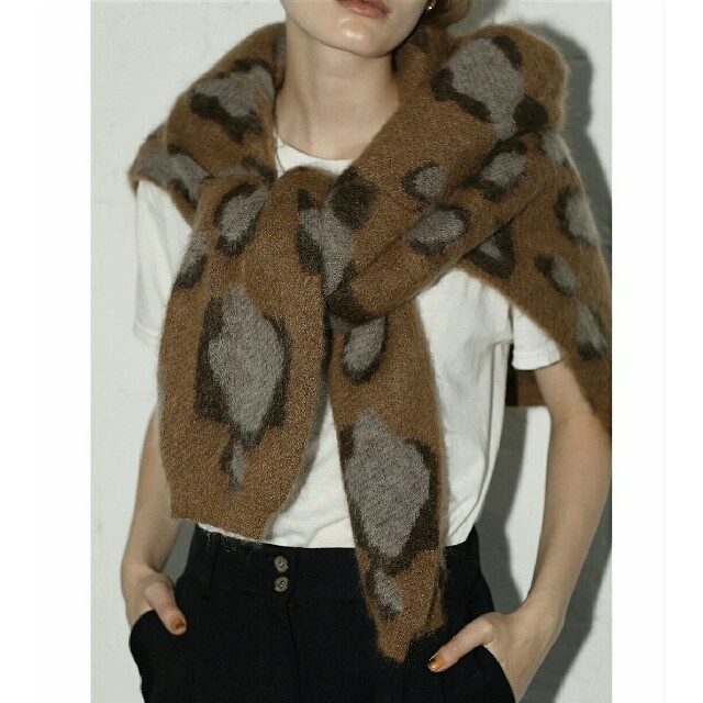 TODAYFUL(トゥデイフル)の【極美品】TODAYFUL Leopard Mohair Cardiganニット レディースのトップス(カーディガン)の商品写真