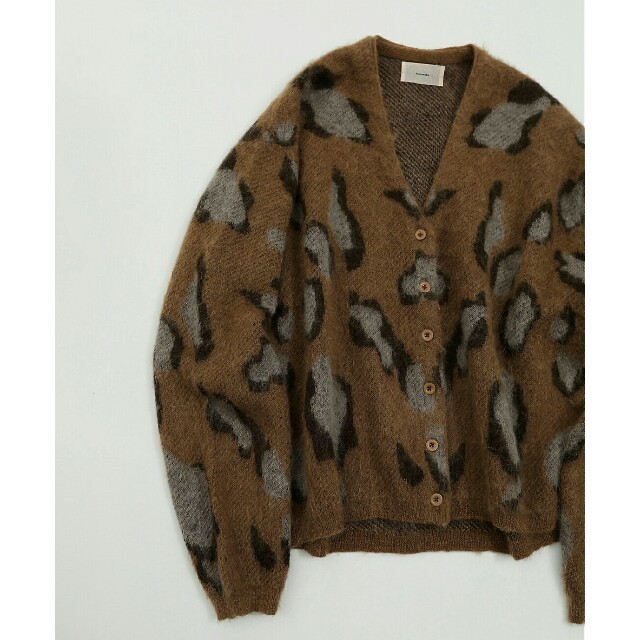 TODAYFUL(トゥデイフル)の【極美品】TODAYFUL Leopard Mohair Cardiganニット レディースのトップス(カーディガン)の商品写真