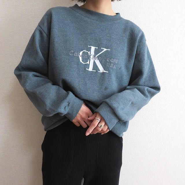 【90s】calvin klein トレーナー