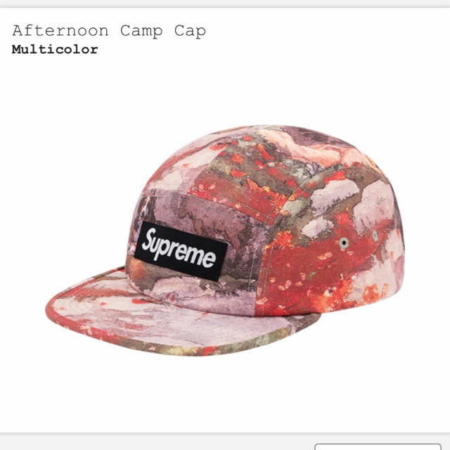 新品未使用 supreme afternoon camp cap