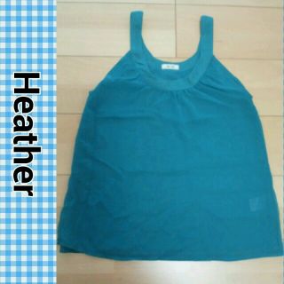 ヘザー(heather)のHeatherシフォンキャミソール(キャミソール)