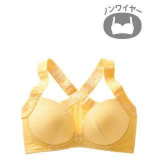 フェリシモ(FELISSIMO)の新品☆ 肩甲骨をらくらく意識でからだしなやか ノンワイヤーヨガ気分ブラ F70(ヨガ)