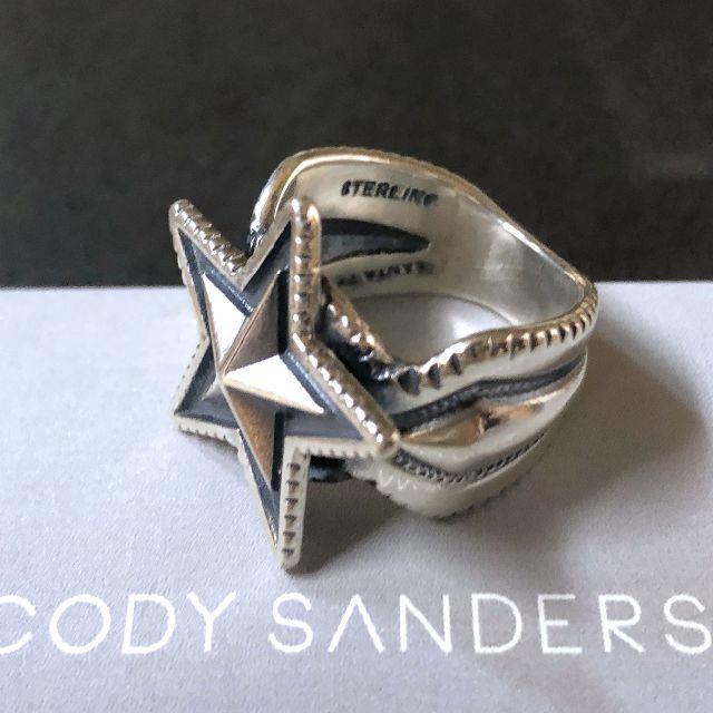 ①コディサンダーソン Cody Sanderson スターリング 15号 メンズのアクセサリー(リング(指輪))の商品写真