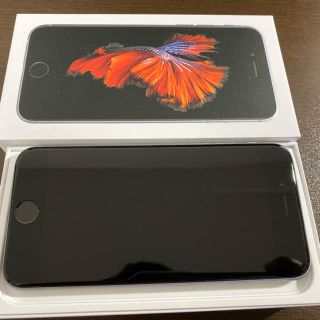 アップル(Apple)のApple iPhone 6s 32GB SIMフリー　解除済み　スペースグレイ(スマートフォン本体)