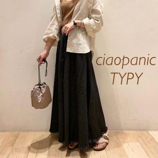 チャオパニック(Ciaopanic)の今期♡¥7590【ciaopanic typy】サーキュラーデニムスカート (ロングスカート)