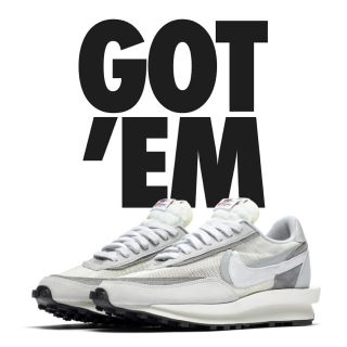 ナイキ(NIKE)の26.5 Sacai × Nike LD Waffle Summitwhite(スニーカー)