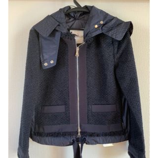 モンクレール(MONCLER)のmoncler CELESTINE ツイードジャケット(トレンチコート)