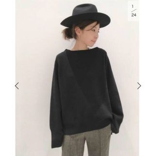 アパルトモンドゥーズィエムクラス(L'Appartement DEUXIEME CLASSE)のL'Appartement ボートネック Wide Knit (ニット/セーター)