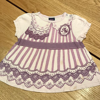 アナスイミニ(ANNA SUI mini)のTシャツ　80(Ｔシャツ)