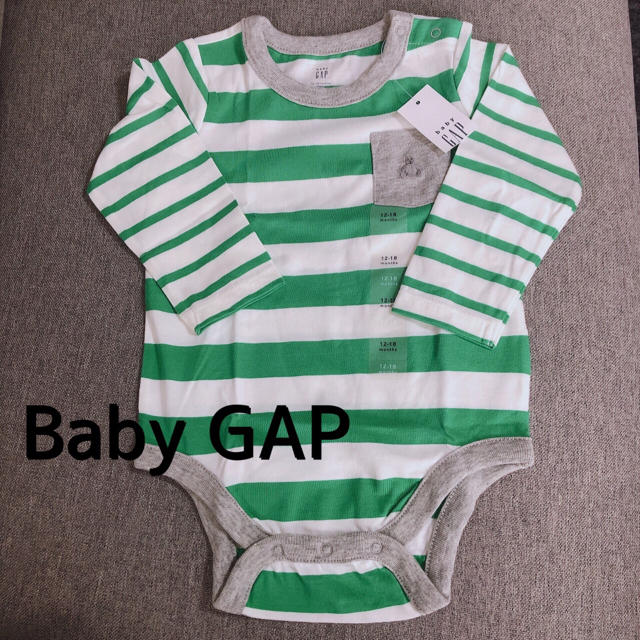 babyGAP(ベビーギャップ)の12/26値下げ【新品★未使用】Baby GAP ロンパース キッズ/ベビー/マタニティのベビー服(~85cm)(ロンパース)の商品写真