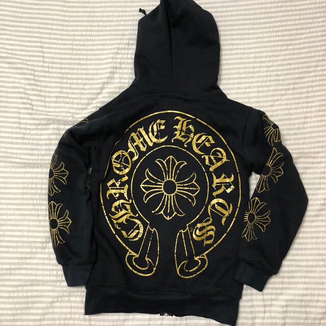 Chrome Hearts(クロムハーツ)のクロムハーツ パーカー 黒 size s 米国製 made in USA  レディースのトップス(パーカー)の商品写真