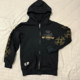 クロムハーツ(Chrome Hearts)のクロムハーツ パーカー 黒 size s 米国製 made in USA (パーカー)