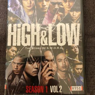 エグザイル(EXILE)の【 DVD】HIGH＆LOW シーズン１ VOL２ (TVドラマ)