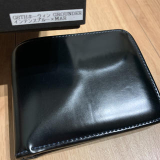 コルボ(Corbo)の銀座8周年ワイルドスワンズ  インテンスブルー　コードバン(折り財布)