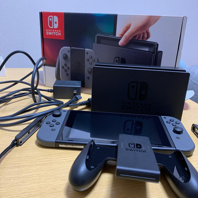 Nintendo Switch JOY-CON グレー 本体  HAC-S-KA