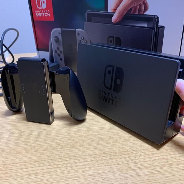 Nintendo Switch JOY-CON グレー 本体  HAC-S-KA