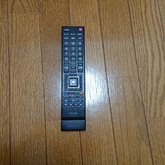 東芝REGZA リモコン CT-90348 ジャンク品 スマホ/家電/カメラのテレビ/映像機器(テレビ)の商品写真