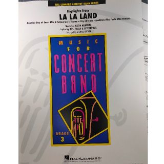 LA LA LAND 吹奏楽譜(全部入) HAL·LEONARD社(楽譜)