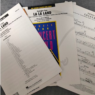 La La Land 吹奏楽譜 全部入 Hal Leonard社の通販 By うぉーく S Shop ラクマ