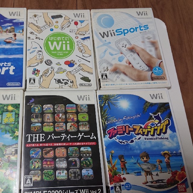 Wii(ウィー)のWii ソフト六点セット 送料込み エンタメ/ホビーのゲームソフト/ゲーム機本体(家庭用ゲームソフト)の商品写真