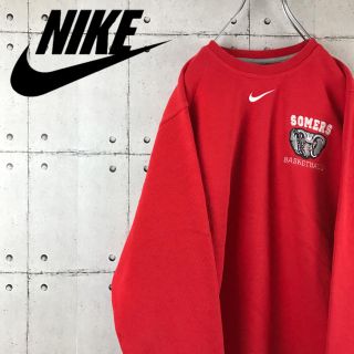 ナイキ(NIKE)の【激レア】NIKE ナイキ スウェット トレーナー  赤(スウェット)