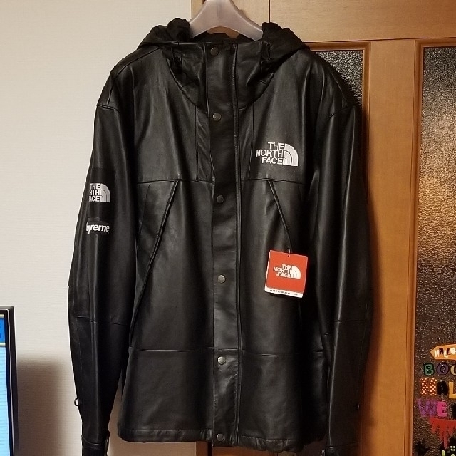 THE NORTH FACE - ノースフェイス レザー マウンテンパーカー supreme