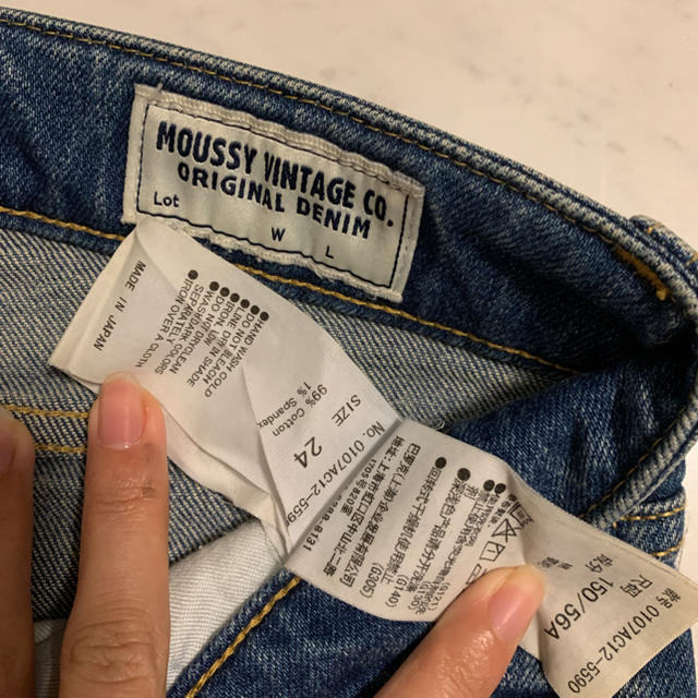 moussy(マウジー)のmoussy デニム レディースのパンツ(デニム/ジーンズ)の商品写真