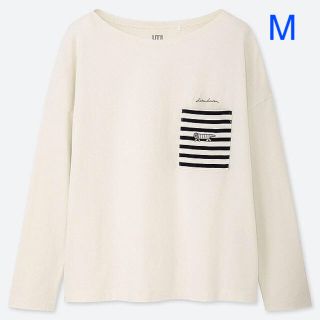 ユニクロ(UNIQLO)のユニクロ リサ・ラーソン グラフィック Tシャツ Mサイズ／オフホワイト 新品！(Tシャツ(長袖/七分))