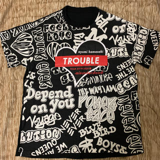 浜崎あゆみ TROUBLE Tシャツ S(女性タレント)