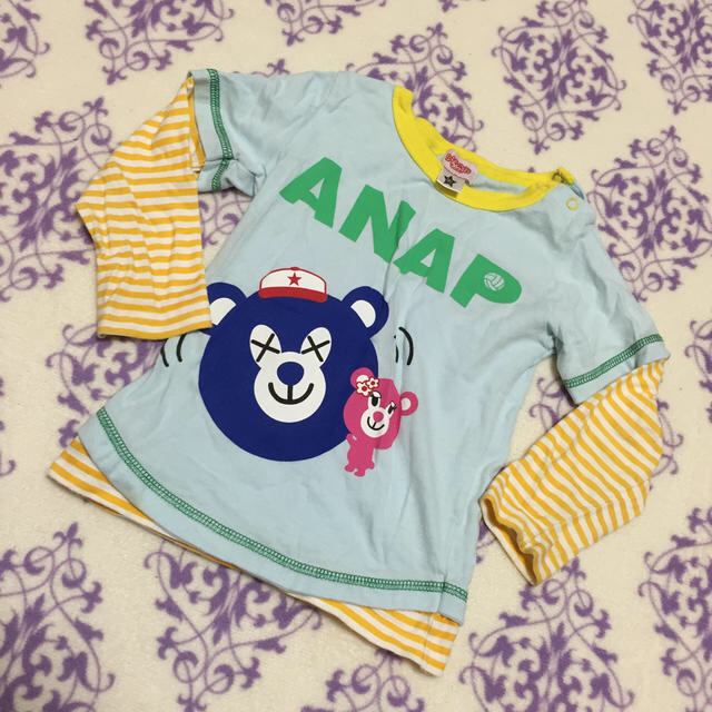 ANAP Kids(アナップキッズ)のANAPkids♡ベビドセット キッズ/ベビー/マタニティのキッズ服男の子用(90cm~)(Tシャツ/カットソー)の商品写真